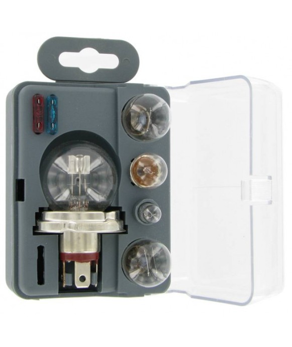 Kit de secours R2 12V avec 5 ampoules et 2 fusibles Casteels [product_reference]