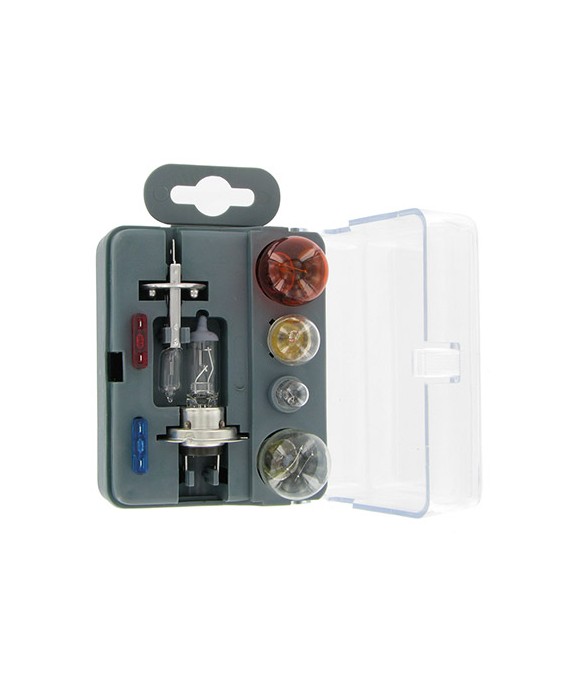 Kit de secours H1/H7 12V avec 6 ampoules et 2 fusibles Casteels [product_reference]