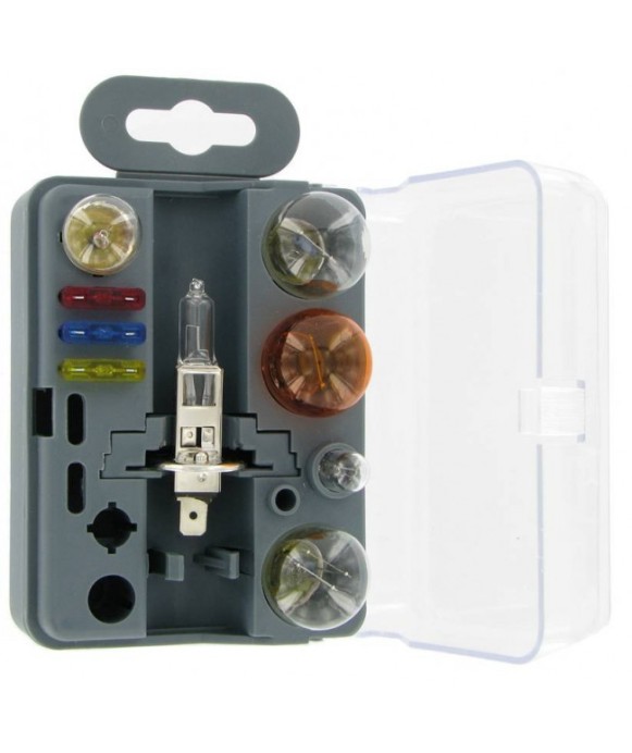 Kit de secours H1 12V avec 6 ampoules et 3 fusibles Casteels [product_reference]