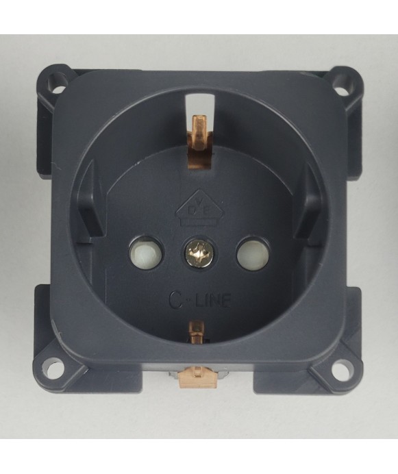 Prise 230 V 16A anthracite C-Line HABA [product_reference]